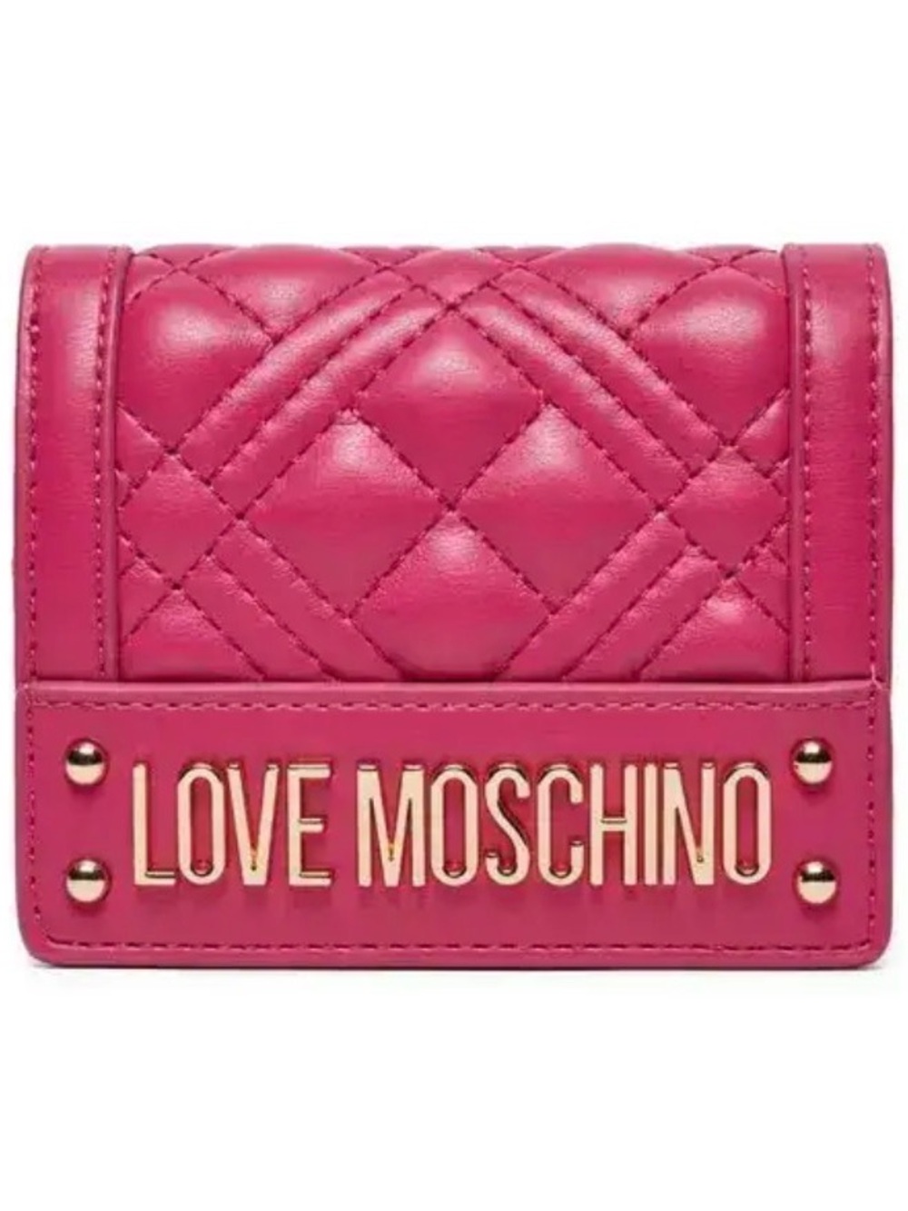 Love Moschino Quilted Bi-Fold Wallet